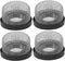 Saillong Stainless Steel Mesh Strainer ¾ Inch -14, Aerator Screen Strainer for Livewell Pump, 4 Pcs