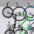Bike Hangers for Garage Ceiling Storage - Bicycle Hooks for Garage Ceiling Mount, Bicycle Hangers for Garage Ceiling Ladder Storage for Flex Wall Rail Hook and Garage Accessory Hanging Z Style by NACETURE