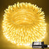 JMEXSUSS 200 LED Warm White Christmas Lights, 66 Ft Twinkle Fairy Indoor String Lights for Bedroom, Wedding