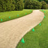 Marking 50 Pack Flags: 12 x 2.5 x 3.5 Inch Yard Flags for Lawn, Landscape, Survey, Sprinkler, and Irrigation (green)
