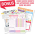 Magnetic Chore Chart for Kids - Good Behavior Chart, Dry Erase Daily Weekly Responsibility List, Princess Board