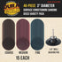 46-Piece 3" Pack 15 1/4" Dura-Gold Diameter Surface Conditioning Sanding Discs Variety - Each Coarse, Medium, Fine Grit