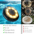 2-in-1 8 Pack) Flacchi Solar Lights Outdoor Waterproof - Solar Powered Ground Lights Outdoor Solar Disk Light Landscape