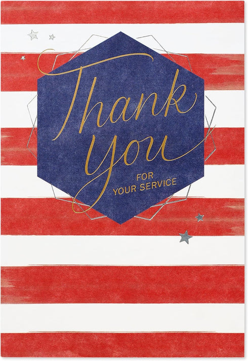 Veteran Appreciation Thank You Card - Gratitude & Admiration