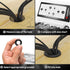 InstallGear 180pc Assorted Rubber Grommet Kit - 8 Sizes for Wiring Automotive, Rubber Wire Grommets