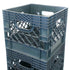 MILK CRATES DIRECT 16qt 3 Pack Gray color.