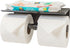 Neater Nest Modern Reversible Toilet Paper Holder with Phone Shelf - Oil Rubbed Bronze