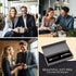 ZenZoi Matte Black & Gold Pen - Elegant Executive Rollerball Pen, Luxury Gift Set for Men, Women, Fine Point Gel Ink