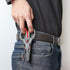 2 Pack Electrician Scissors, Heavy Duty Stainless Steel Blades with Soft Rubber Grip, 6.1 Inch (Gray/Red)