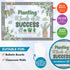 Decorably 62 Pcs Plant Bulletin Board Decorations Set with Borders - Plant Classroom Decor, Farmhouse Bulletin Board Decorations, Plant Decor for Classroom, Modern Farmhouse Classroom Decor