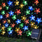 Joomer Outdoor Solar String Lights, Flower String Lights, 50LED Cherry Blossoms String Light