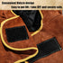 Welding Hood Leather, Cowhide Split Leather Caps with Neck Shoulder Drape for Men & Women, Brown