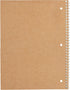 Mead Spiral Notebooks, 6 Pack, 1-Subject, Wide Ruled Paper, 8" x 10-1/2", 70 Sheets, Assorted Pastel Colors