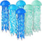 Novobuys Jellyfish Lanterns 10" Hanging Jellyfish Paper Lanterns, Blue Jelly Fish Decoration for