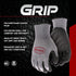 Boss Men's Grip 10-Pack Polyurethane Coated Work Gloves - Water and Chemical Resistant, Large