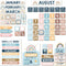 Hadley Designs Boho Calendar For Classroom - Bulletin Board Sets for Teachers, School Calendar for Classroom