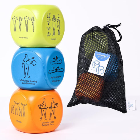 Harkla Sensory Activity Dice Fun and Effective Brain Breaks for Kids and