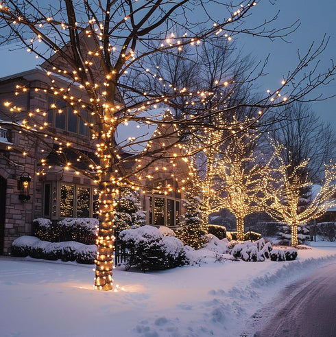 66 200 TW SHINE Color Changing Christmas Lights, FT LED Warm White and RGB Halloween Lights with Remote Waterproof