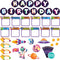 Decorably 93Pcs Space Birthday Board Classroom Decor, Happy Birthday Bulletin Board with Accompanying Borders