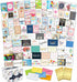 T&M Quality Designs LLC 100 All Occasion Cards Assortment Box with Envelopes and Stickers - Large