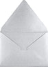 LUXPaper 4Bar A1 Contour Flap Invitation Envelopes | 3 5/8" x 5 1/8" | Silver Metallic | 80lb. Text | 50 Qty