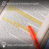 Mr. Pen No Bleed Gel Highlighter, Golden Orange, Pack of 4 Bible Highlighters