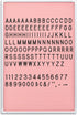 Essential Letter Board, White Frame with Pink Face, 18" x 12"W (84254)