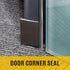 Zonon 16 Pieces Door Corner Seal Weatherstripping, Adhesive Draft Stopper Pads for Exterior Door Frame