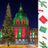 ALIDE E12 Bulb4W, 40Watt E12 C7 T6 Bulbs Bulbs,4Pack Red Green LED Candle Light Equivalent, Small Base Red Green LED