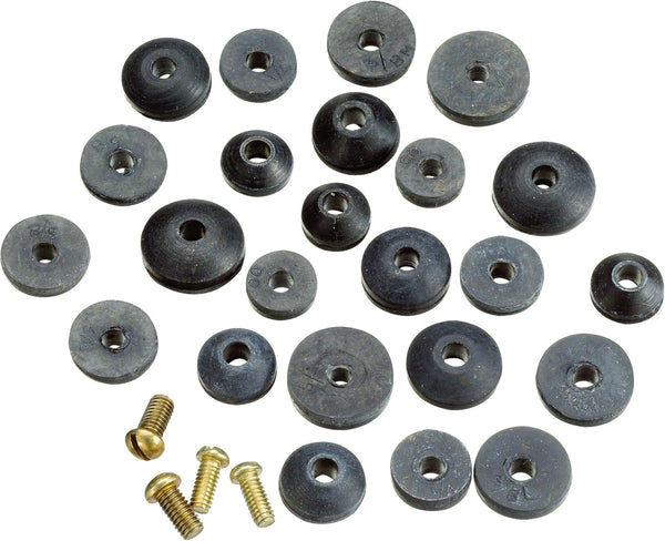 Plumb Pak PP20521 PlumPak Beveled Faucet Washer Assortment, Rubber, 3-1/4" x 4-1/2" by Plumb Pak