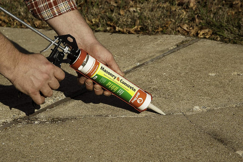 Red Devil 0646 Masonry and Concrete Acrylic Sealant, Pack of 1, Gray