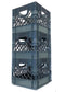 MILK CRATES DIRECT 16qt 3 Pack Gray color.