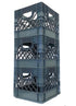 MILK CRATES DIRECT 16qt 3 Pack Gray color.