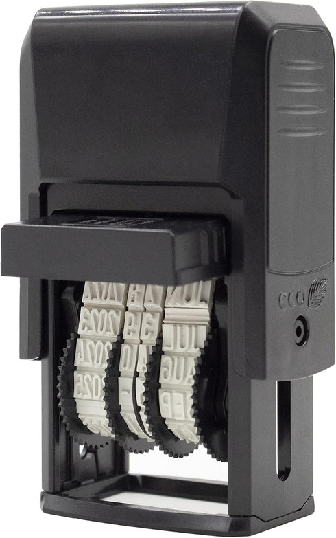 ZIGEL D50 Date Stamp with Entered, Self Inking, Blue