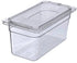 Carlisle FoodService Products Storplus 1/3 Size Universal Lid, Clear, Flat Food Pan Lid for Catering