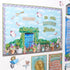 Eureka Curiosity Garden Floral Extra Wide Decorative Classroom Bulletin Board Trim for Teachers, 3.25" Wide, 12 Strips