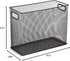 U Brands Mesh Steel Desktop Hanging File Holder, Letter Size, 12.4" x 9.53" x 5.5" (Black)