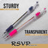 Pentel RSVP Ballpoint Pen, 1.0mm Medium Line, Violet Ink, 72pk Canister (BK91PC72V)