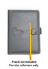 8x6 Set Lex Sefi Funny Unicorn Black Padfolio Rainbow Pride Inspirational Office Organizer Notepad Stationary Gift