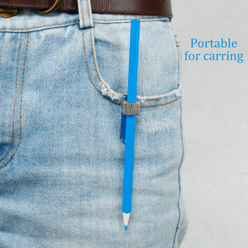 Outus 12 Pcs Pen Holders for Clipboard, Metal Pen Clip Holder Attachment with Adjustable Spring Loops for Office