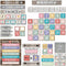 Hadley Designs Farmhouse Classroom Calendar Set, Bulletin Board Sets for Teachers, Classroom Decor