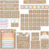 Rustic Classroom Calendar Set Bulletin Board, Teacher Calendar for Elementary Preschool Classroom School Calendar