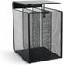 Safco Onyx Hanging Desktop Organizer with 3 Vertical Trays for Under-Desk Storage
