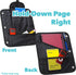 Case it Dual Monster Eye Zipper Binder, 2 Sets of Rings, Included Pencil Pouch, Purple, DUAL-101-ME-PUR