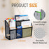 DALTACK Magnetic Pencil Holder, 3-Grid Mesh Magnetic Shelf for Whiteboard, Refrigerator, Locker Organizer