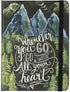 Wherever You Go, Go with All Your Heart Journal, Diary, Notebook