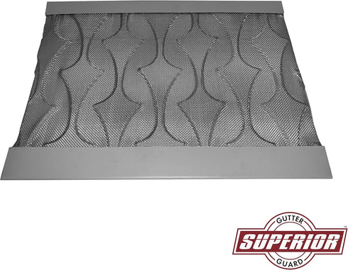 | NEW Raised Stainless-Steel Screen Technology Gutter Cover, DIY Constructed. Fits any Traditional 5-inch Gutter: 8-inch Sample Pack