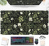 DSKGSJH Dark Green Floral Plants XXL Gaming Mousepad & Desk Pad - Nature