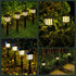 Lights,12 Pack SOLPEX Solar Outdoor Solar Path Lights, Walkway Lights Outdoor, Garden Light, Solar-Powered Pathway