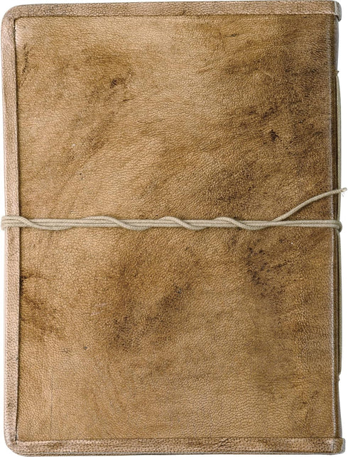 Primitives By Kathy Leather Bound Journal, Intricate Debossed Bee Design, 96 Unlined Pages